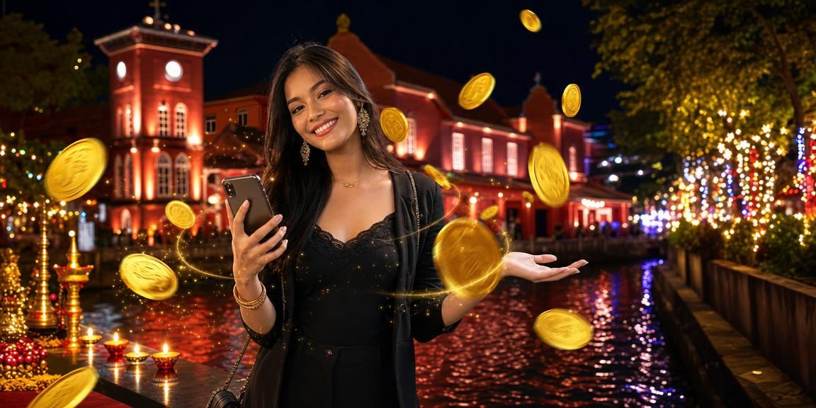 Pemain Malaysia mendaftar dan menerima bonus selamat datang bergaya Melaka